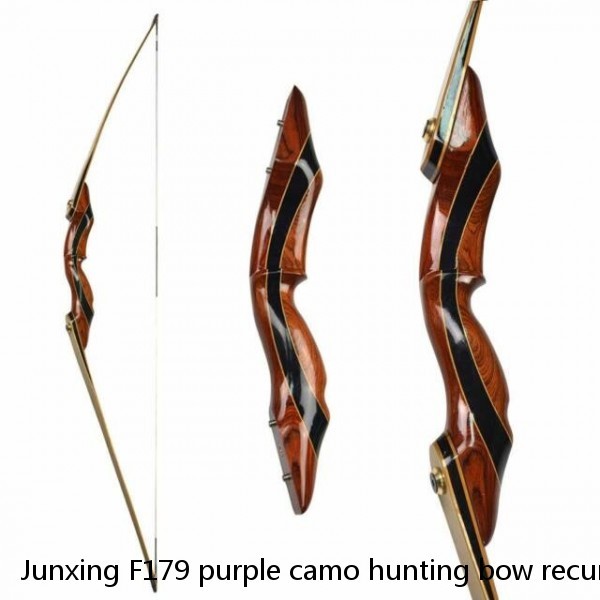 Junxing F179 purple camo hunting bow recurve bow