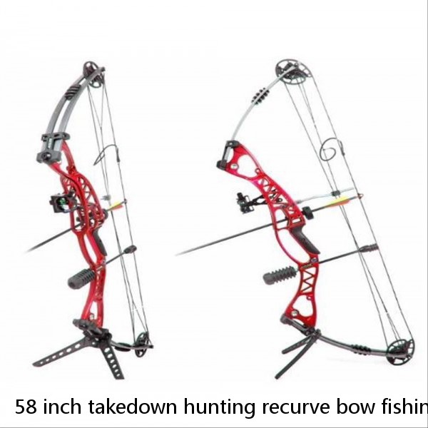 58 inch takedown hunting recurve bow fishing bow