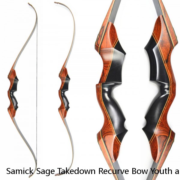 Samick Sage Takedown Recurve Bow Youth and Adult Wooden Tradtiional Bow 62