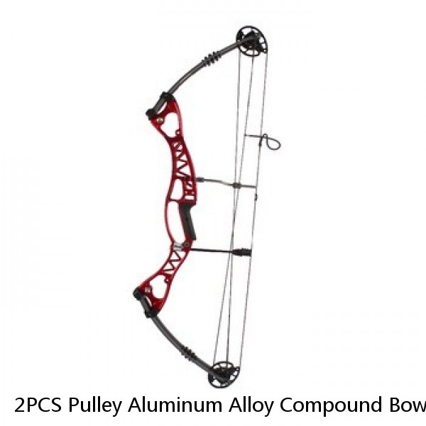 2PCS Pulley Aluminum Alloy Compound Bow Suit 20-70 LBS Compound Bow DIY 