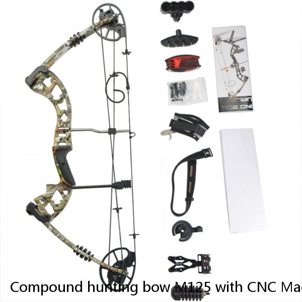 Compound hunting bow M125 with CNC Machined Cams Junxing Hunting archery
