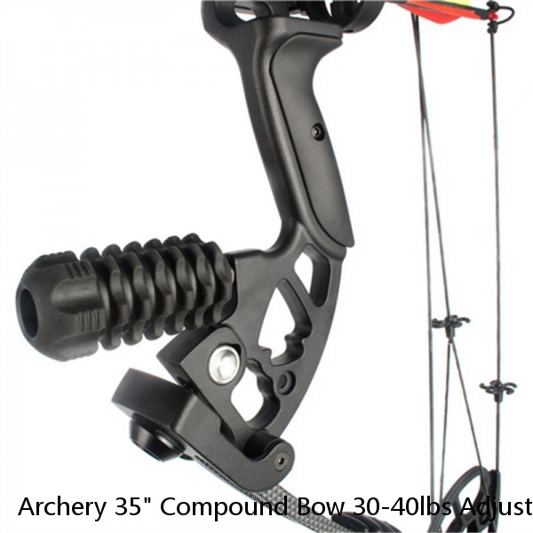 Archery 35" Compound Bow 30-40lbs Adjustable Hunting Fishing Shooting Right Hand