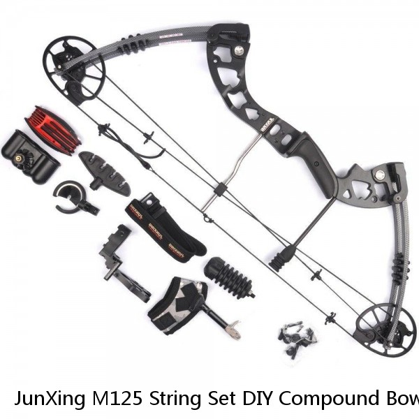 JunXing M125 String Set DIY Compound Bow Accessory for Archery Shooting Black