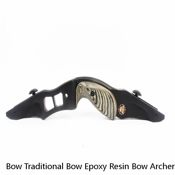 Bow Traditional Bow Epoxy Resin Bow Archery Hunting Bow Handmade Solid Wood Traditional Long Bow