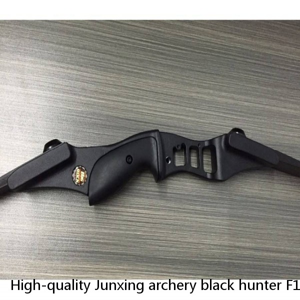 High-quality Junxing archery black hunter F171 with Fibreglass and maple wood laminated limbs chian hot sale