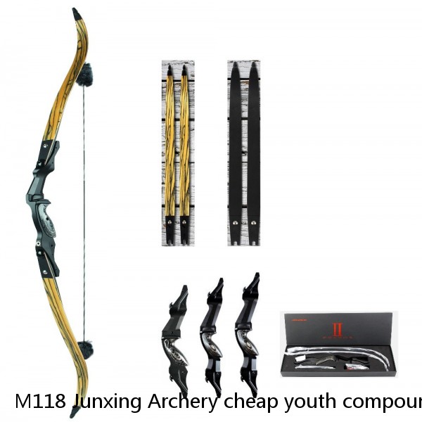 M118 Junxing Archery cheap youth compound bow and arrow sets for shooting