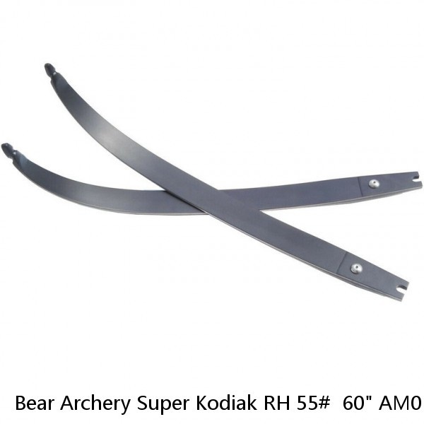 Bear Archery Super Kodiak RH 55#  60" AM0  Shedua Traditional Bow
